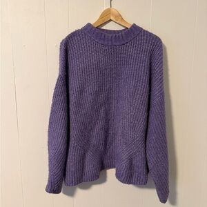 Eloquii Lavender Knit Women's Sweater
